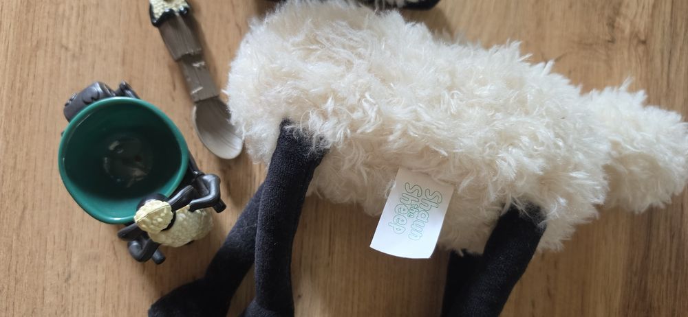 Maskotka vintage 2006 Baranek Shaun Sheep figurki gratis