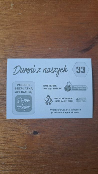 Naklejki Dumni z naszych 2018