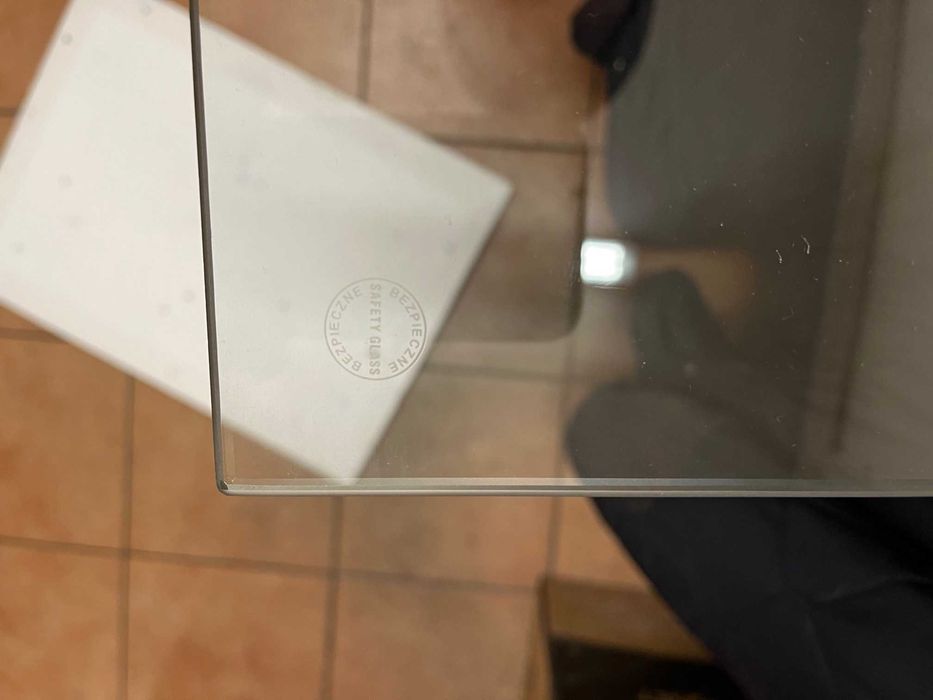 Szyba hartowana 60x40cm, grubość 6mm, szlifowane krawędzie