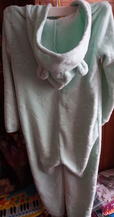 Pajacyk/ pizamka misiowy dziewczecy 116-122