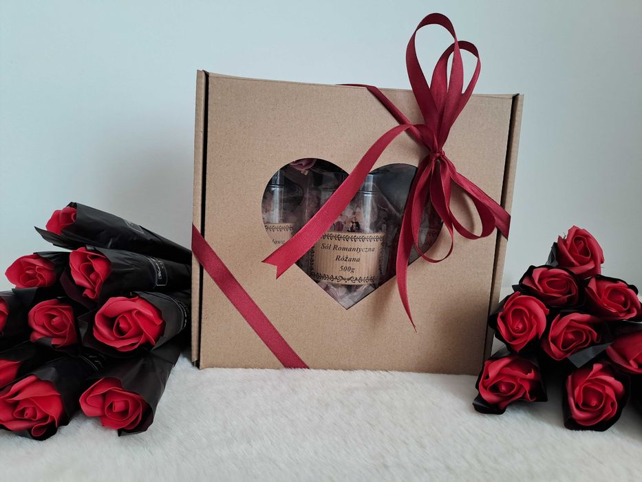 Box sól do kąpieli 3x500g, lawenda, rumianek-nagietek, róża