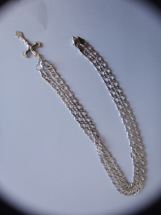 Ланцюжок ,цепочка ,хрестик срібло