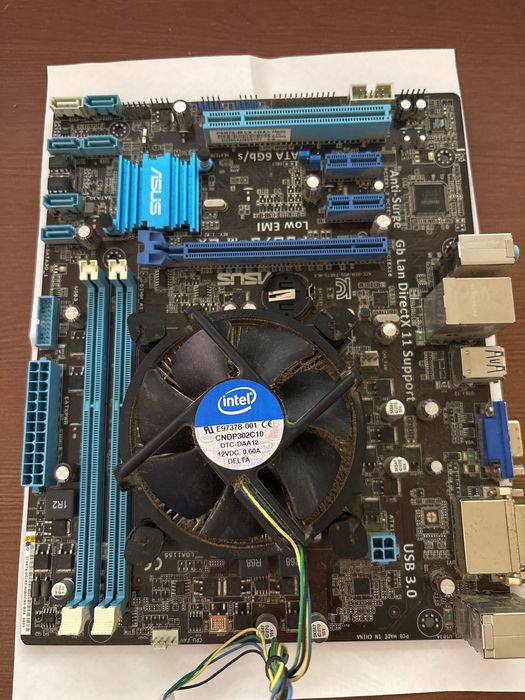 Motherboard Asus P8B75-M LX GA + Processador i3