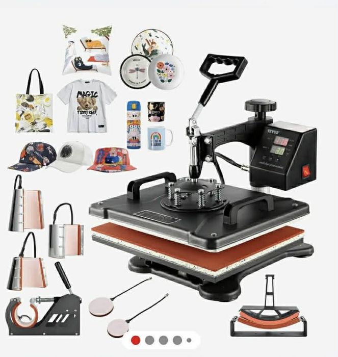 Prensa térmica 8 em 1 da marca VEVOR. 
Multifunc