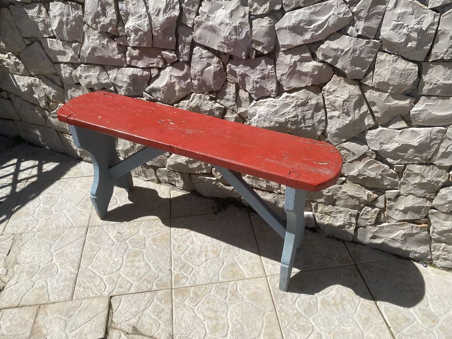 Banco corrido de jardim