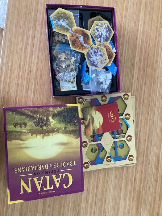 Expansão Catan—Mercadores e Bárbaros—edição inglês