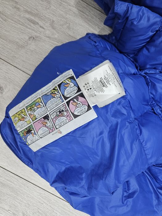 Moncler kurtka pikowana puchowa bomberka logo