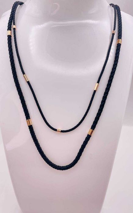 Нові шнурки з золотими вставками вага 2,1 грам арт.7, вага 1,32 арт.85