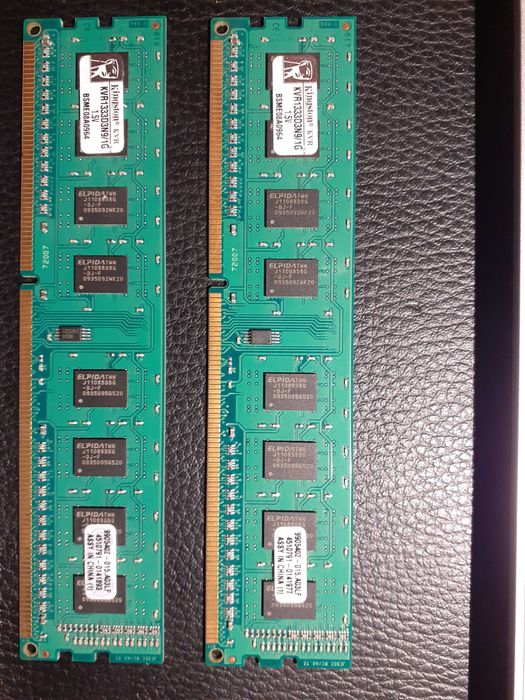 Memória RAM Kingston KVR1333D3N9/1GB x 2
