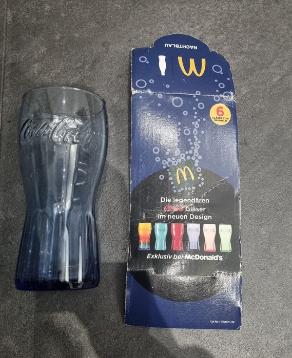 Coca-Cola szklanka kolekcjonerska 2020 niebieska
