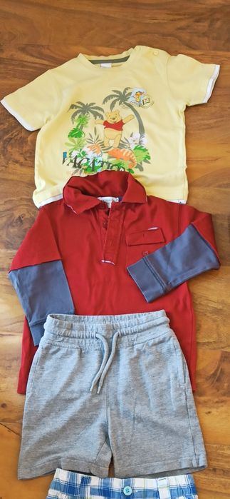 Sg Zestaw ubrań 86 kurtka 86  bluza 86 polar 86 spodnie 86 koszula 86