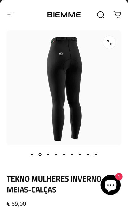 Calças novas ciclismo Biemme, tam xs