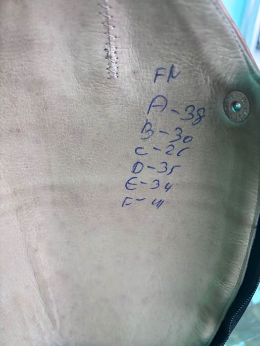 Botas de equitação em couro