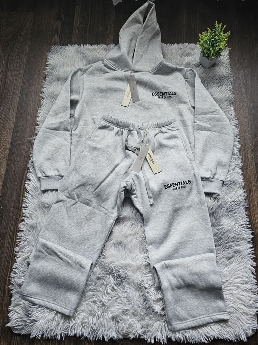Сірий костюм Essentials S-M-L "Худі та штани"