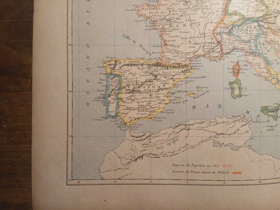 Mapa Europa 1780-1815 (Final Séc XIX, Início Sec. XX)