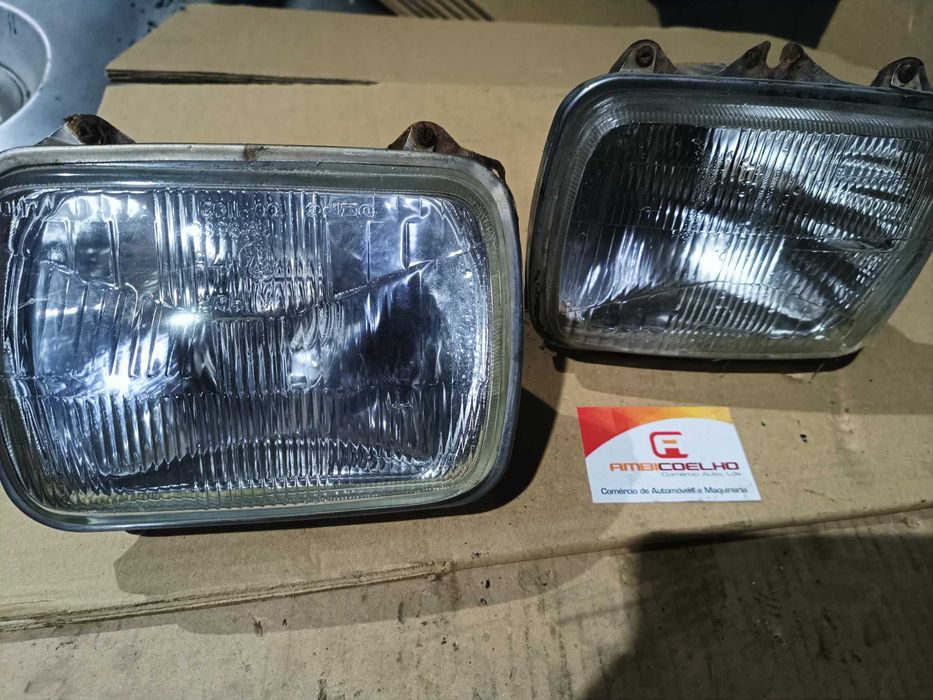 REF225 2 farois frente Mitsubish L200 ano 1989