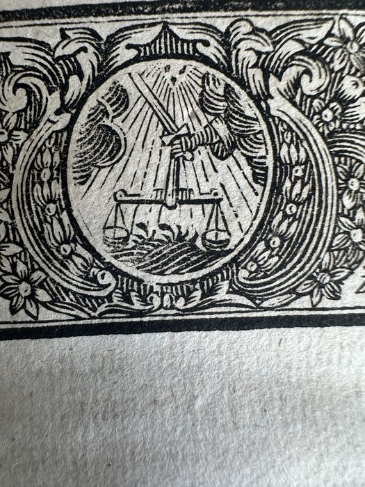 Prawo starodruk z 1747