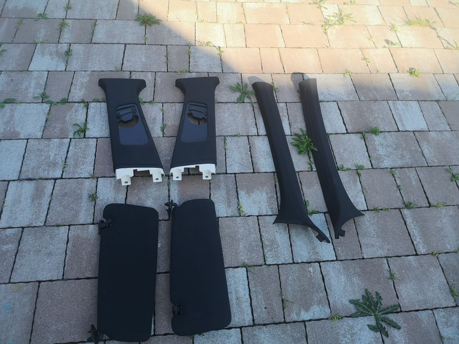 Bmw e46 osłony słupków A airbag m-pakiet czarne