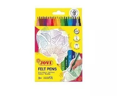 Mazaki cienkie 24 kolory JOVI. Jovi