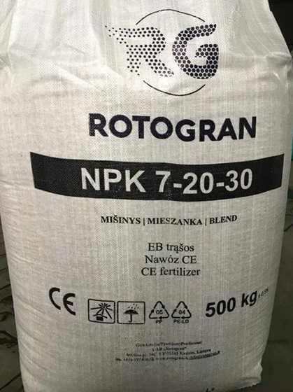 Nawozy NPK 7/20/30, 7/19/29 BLEND , SALETRZAK, eNpluS, MOCZNIK