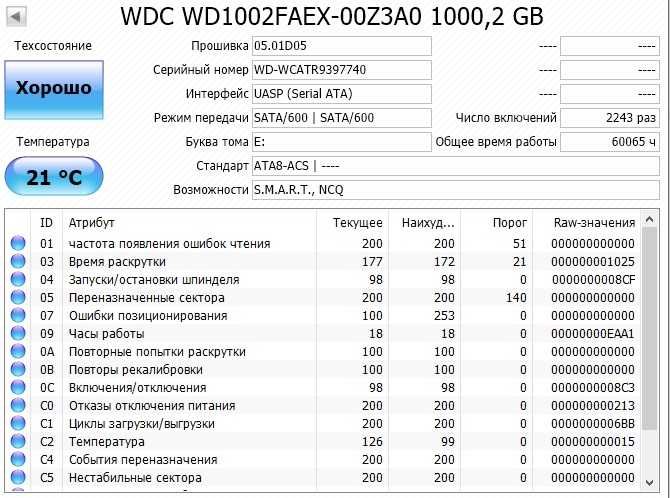 Жесткий диск Western Digital Black 1TB 7200rpm 64MB 3.5 SATA III