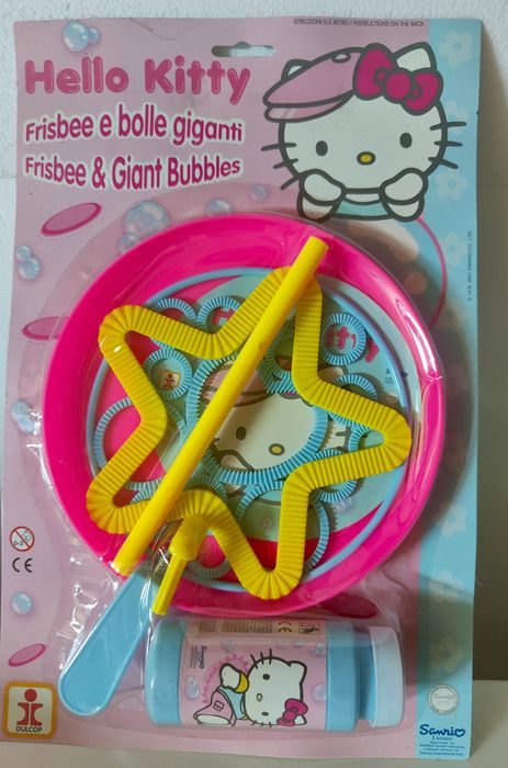 Frisbee c/Bolas Sabão Gigantes (Hello Kitty / Mickey)