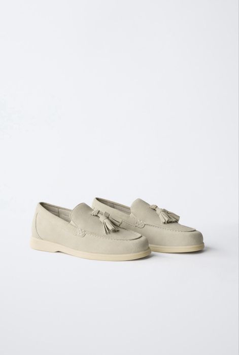 Шкіряні лофери Zara, розмір 39