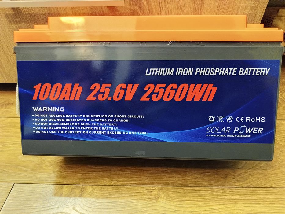 Акумулятор універсальний  LiFePO4 25.6 V 100 Ah