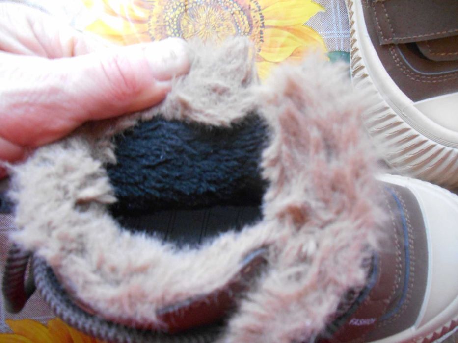 Зимові хутряні черевики, розмір 37, дуже теплі