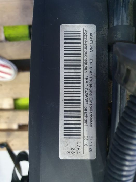 Motor Audi A4 2.0 TDI 2007 de 170cv, ref: BRD
