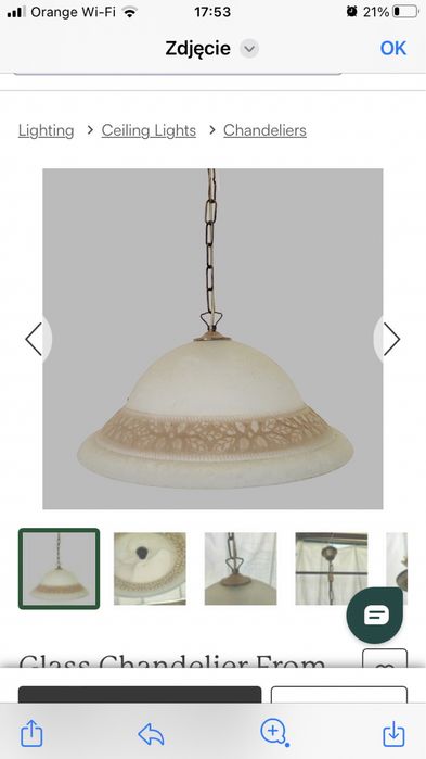 Lampa Murano piękna !