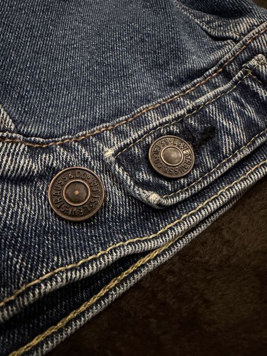 Джинсова куртка Levi's Trucker M синя Made in Mexico як нова