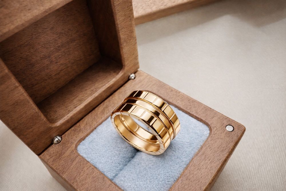 Золотое колечко chopard 585