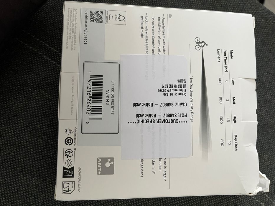 lampka trek ion Pro RT 1300