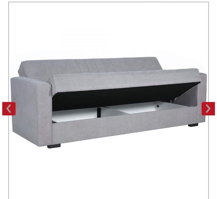 Sofá cama com baú