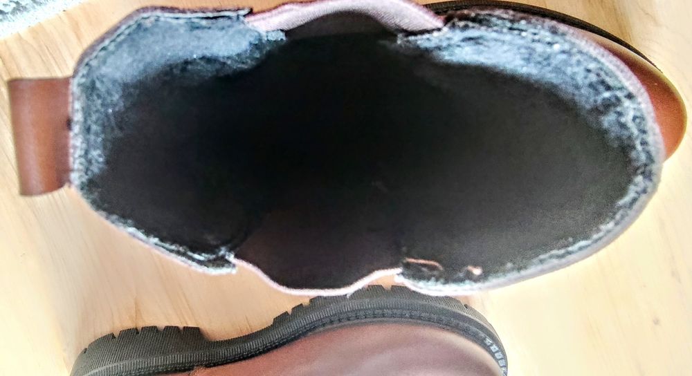 Botki sztyblety ocieplane brązowe rozm.39