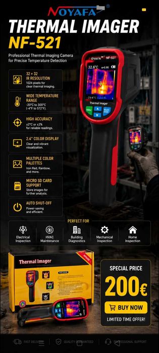 Câmera Termografica 200€. Oportunidade