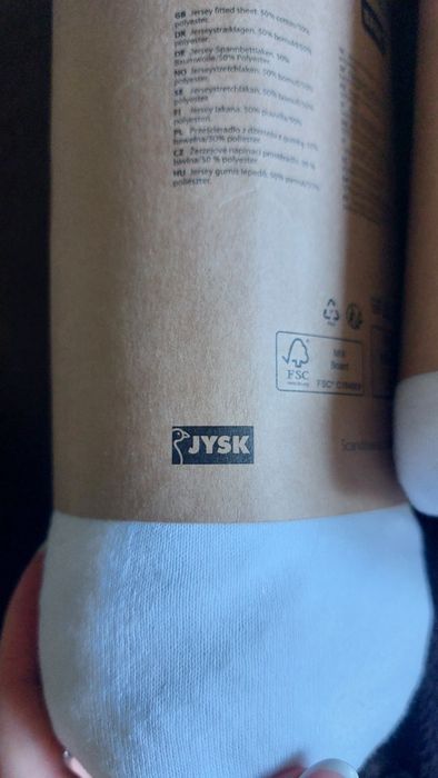 Простирадло на резинці Jysk