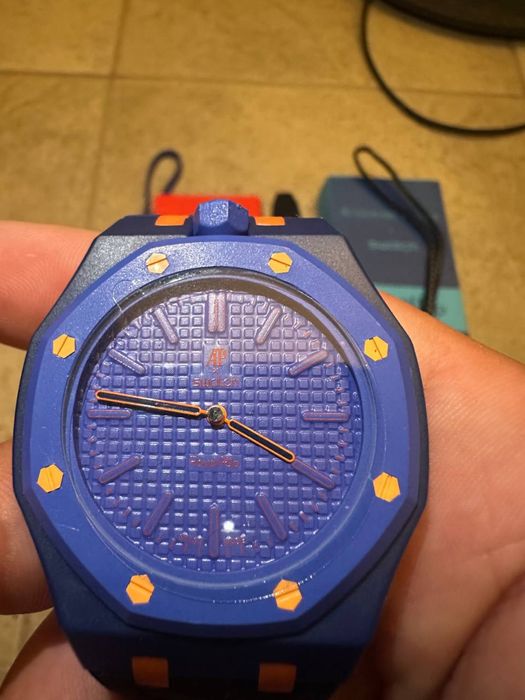 Годинник Audemars Piguet x Swatch Royal Pop AP ademar piget брелок