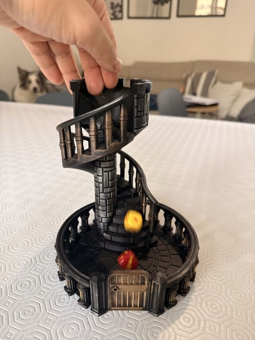 Torre de Dados Castelo / Escada em Espiral - Para RPG, D&D e Jogos de Tabuleiro