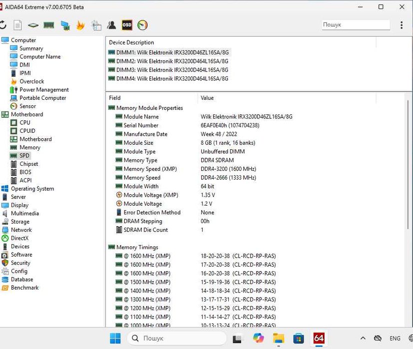 пам'ять DDR4 16GB Kit 2x8GB 3200MHz CL16 Goodram IRDM-X. Trade-in