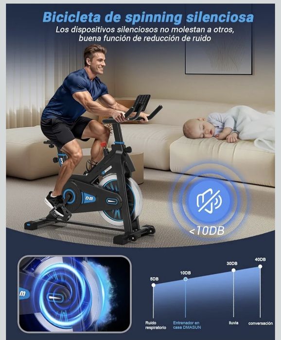 Bicicleta estática DMASUN - Como Nova