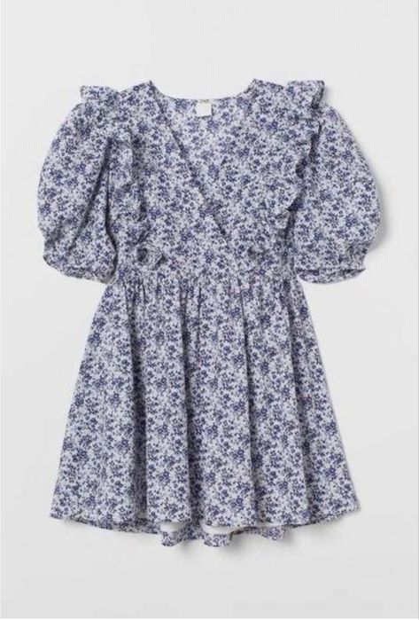 Красивое платье Zara, голубое платье H&M