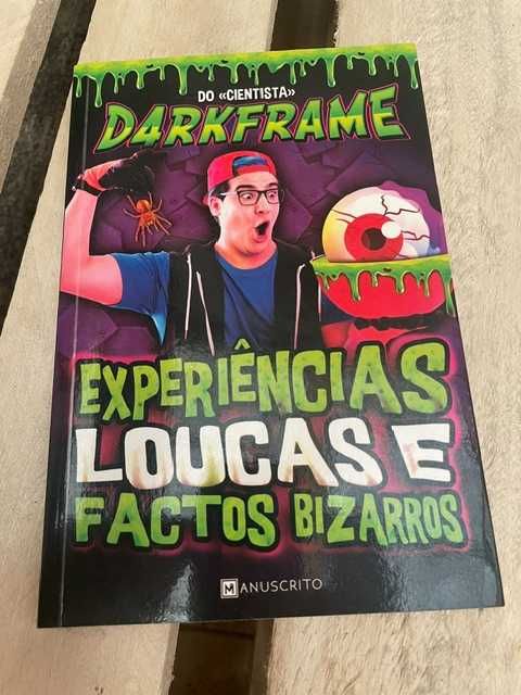 Livro Darkframe, Experiências Loucas e Factos Bizarros – Editora Manuscrito