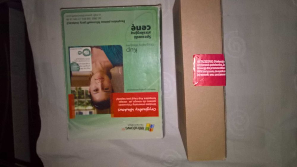 Windows XP Home PL - nowy - nieinstalowany i nierejestrowany  ,paragon
