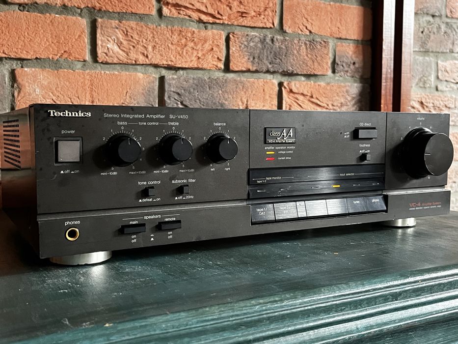 wzmacniacz technics su-v450 2x50W 8ohm stereo made in japan