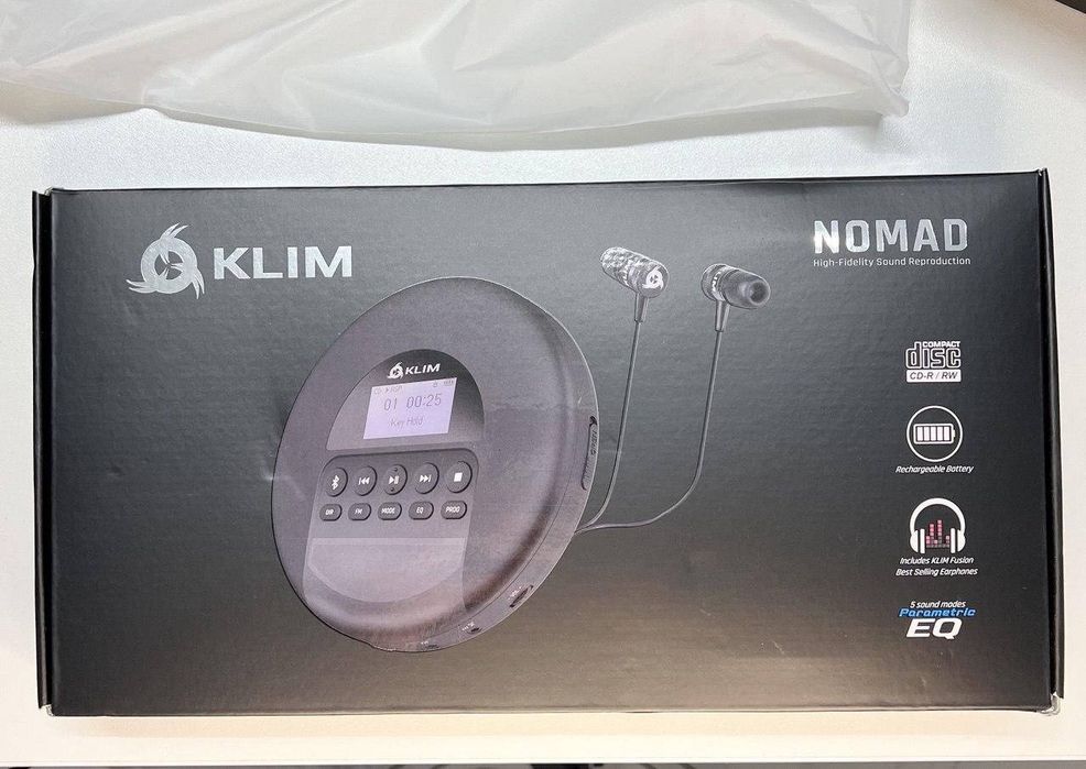 KLIM Nomad - Портативний CD-програвач з FM-радіо