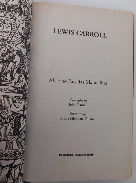Alice no País das Maravilhas de Lewis Carroll