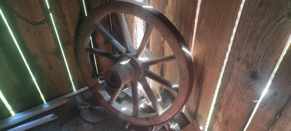 Koło drewniane do wozu 1 sztuka