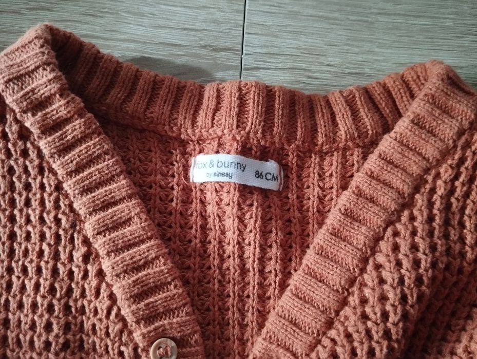 Sweterek bawełniany rozmiar 86